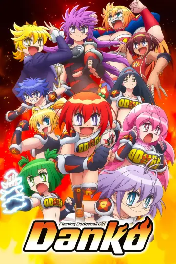 Flaming Dodgeball Girl Danko Poster
