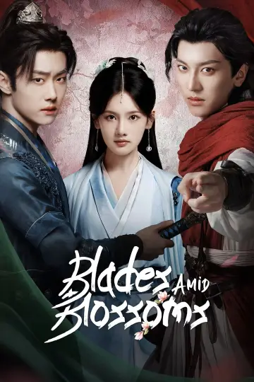 Blades Amid Blossoms Poster
