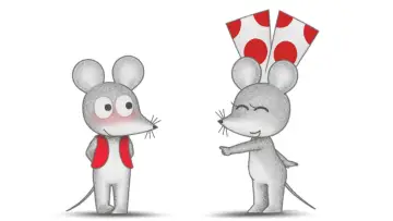 Little Mouse's Red Vest Poster