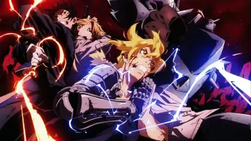 Backdrop к сериалу "Fullmetal Alchemist: Brotherhood" #1282084
