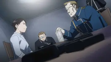 Backdrop к сериалу "Fullmetal Alchemist: Brotherhood" #1282113