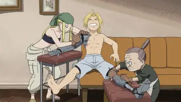 Backdrop к сериалу "Fullmetal Alchemist: Brotherhood" #1282121