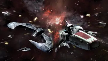 Backdrop for the TV series "Battlestar Galactica: Blood & Chrome" #1469911