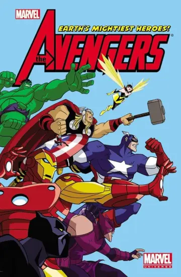 Poster for the TV series "The Avengers: Earth