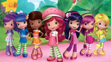Backdrop for the TV series "Strawberry Shortcake