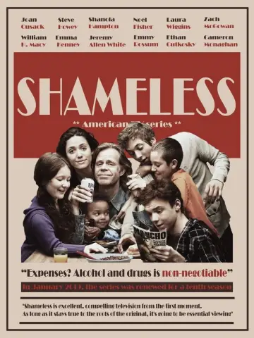 Poster for the TV series "Shameless" #1815720