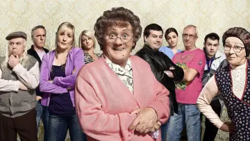Backdrop for the TV series "Mrs Brown