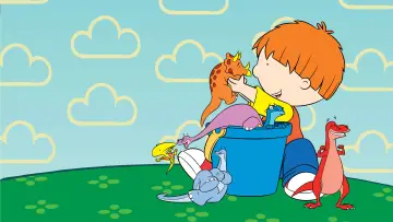 Harry and His Bucket Full of Dinosaurs Poster