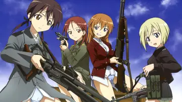 Backdrop for the TV series "Strike Witches" #1387645