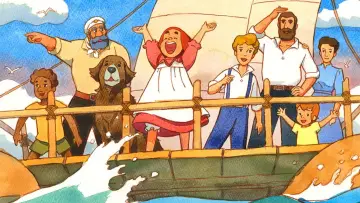 Backdrop for the TV series "The Swiss Family Robinson: Flone of the Mysterious Island" #1747318
