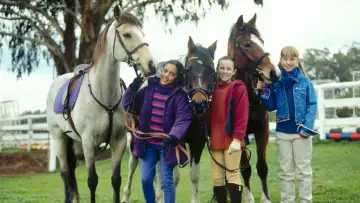 Backdrop for the TV series "The Saddle Club" #1804191