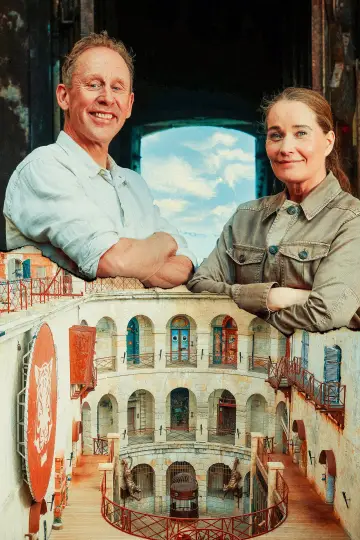 Poster for the TV series "Fångarna på fortet" #1443516