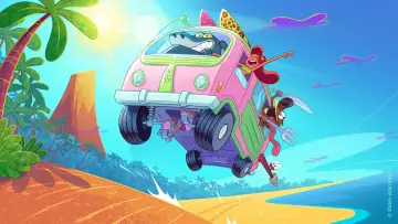 Backdrop for the TV series "Zig and Sharko" #1659373