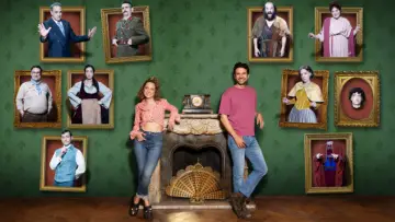 Backdrop for the TV series "Ghosts" #1489960