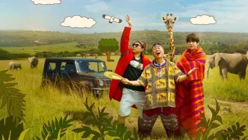 Backdrop for the TV series "Three Idiots in Kenya" #1744328
