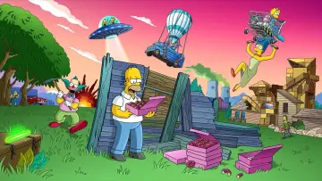 Backdrop for the TV series "Fortnite x The Simpsons" #1479256