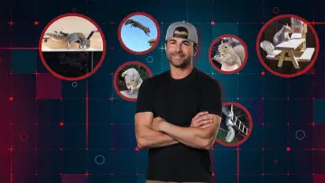 Backdrop for the TV series "Mark Rober