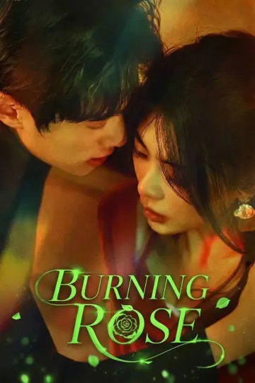 Burning Rose Poster