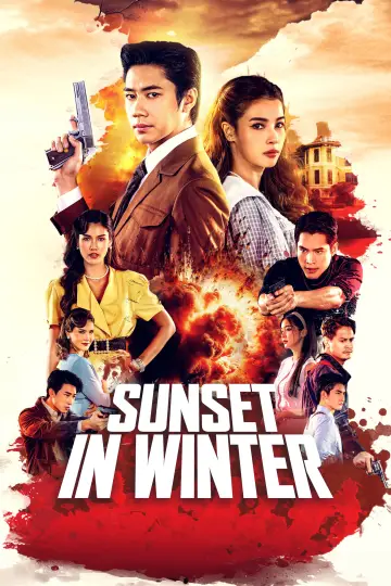 Sunset in Winter Poster