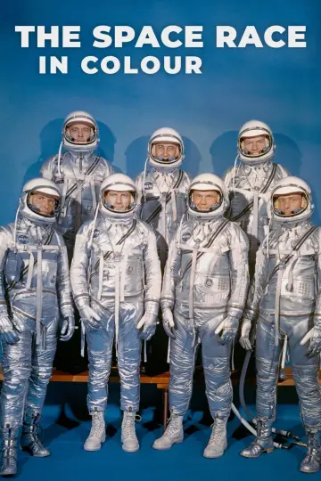 The Space Race in Colour Poster