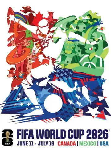 2026年国际足联美国加拿大墨西哥世界杯 Poster