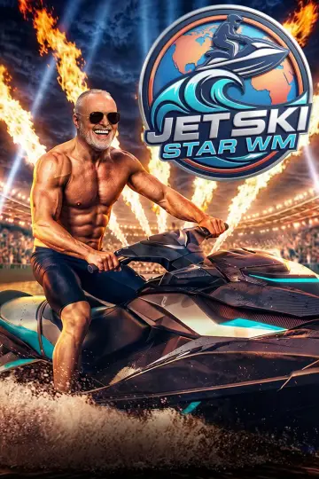 Jetski Star WM Poster