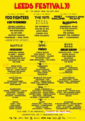 Reading + Leeds Festival 2019