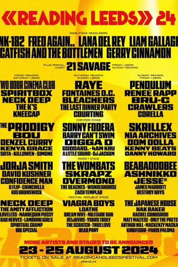 Reading + Leeds Festival 2024