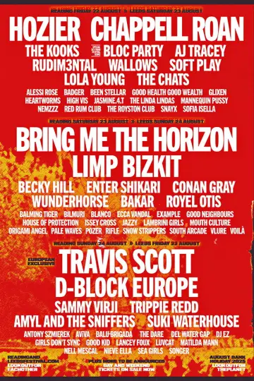 Reading + Leeds Festival 2025