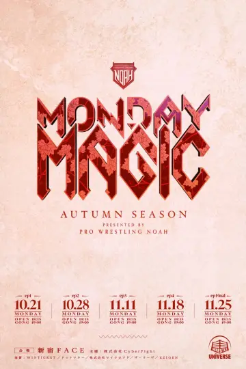 Poster for the TV series "NOAH Monday Magic" #1889200