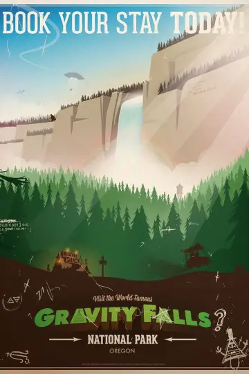 Poster к сериалу "Gravity Falls" #1279926