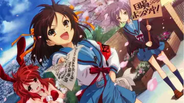Backdrop for the TV series "The Melancholy of Haruhi Suzumiya" #1394890