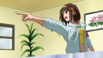 Backdrop for the TV series "The Melancholy of Haruhi Suzumiya" #1394907