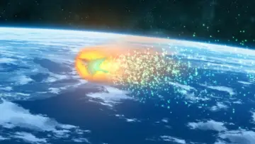 Backdrop for the TV series "The Girl Who Leapt Through Space" #1727168