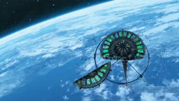 Backdrop for the TV series "The Girl Who Leapt Through Space" #1727171