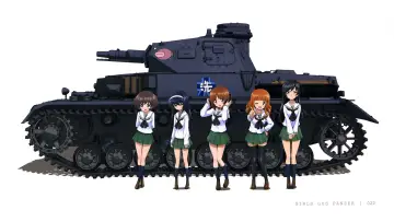 Backdrop for the TV series "Girls und Panzer" #1352168