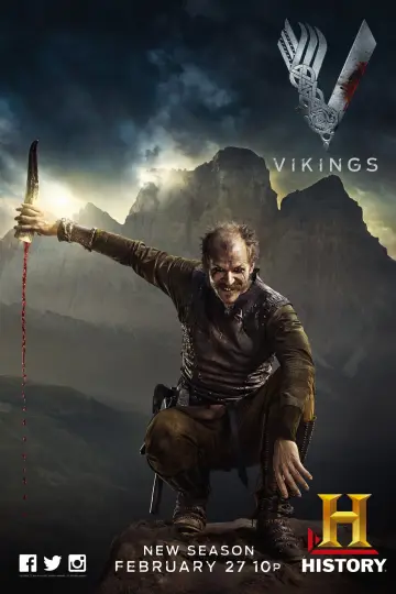 Poster к сериалу "Vikings" #1240691