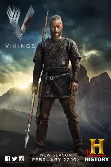 Poster к сериалу "Vikings" #1240692