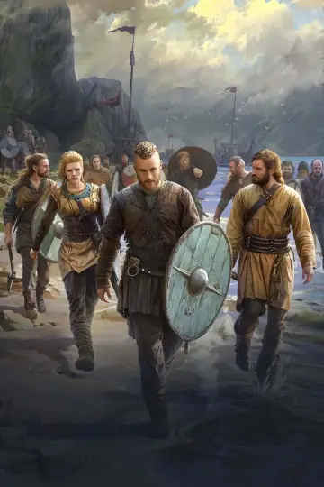 Poster к сериалу "Vikings" #1240758