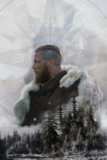 Poster к сериалу "Vikings" #1240759