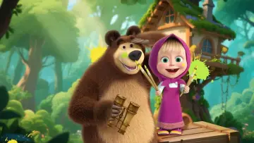 Backdrop for the TV series "Masha and the Bear" #1297265