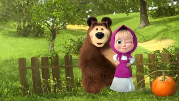 Backdrop for the TV series "Masha and the Bear" #1297268