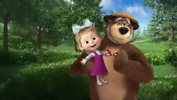Backdrop for the TV series "Masha and the Bear" #1297270