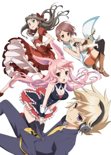 Poster for the TV series "Problem Children Are Coming from Another World, Aren