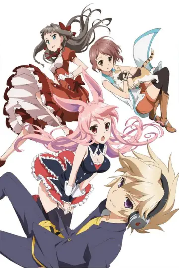 Poster for the TV series "Problem Children Are Coming from Another World, Aren