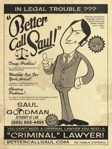 Poster к сериалу "Better Call Saul" #1255422