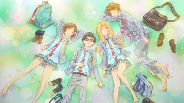 Backdrop к сериалу "Your Lie in April" #1454314