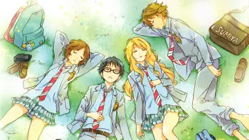 Backdrop к сериалу "Your Lie in April" #1454318