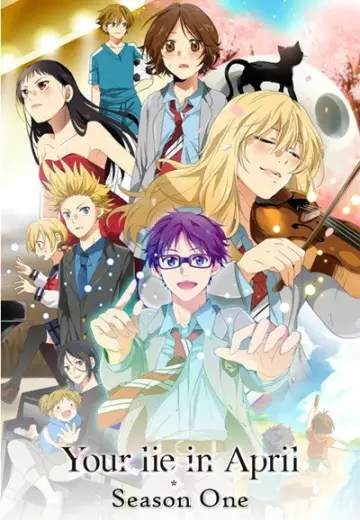 Poster for the TV series "Your Lie in April" #1690040