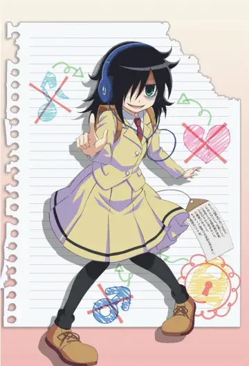 Poster for the TV series "WATAMOTE ~No Matter How I Look at It, It